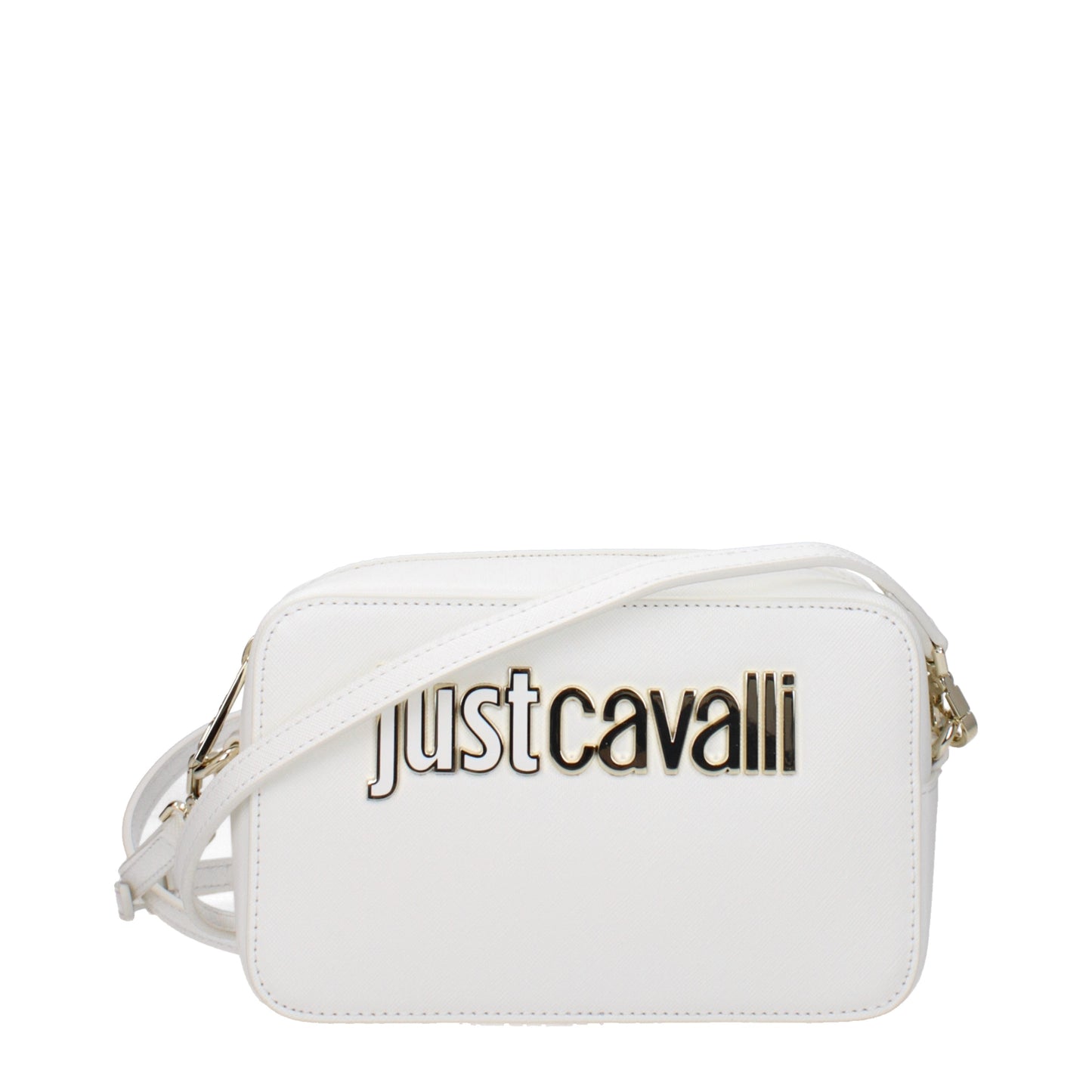 Just Cavalli Crossbody Bags Women Polyester White