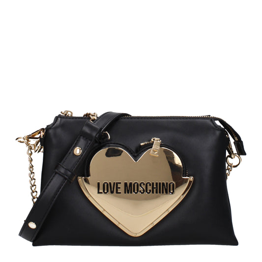 Love Moschino Clutches Women Polyurethane Black