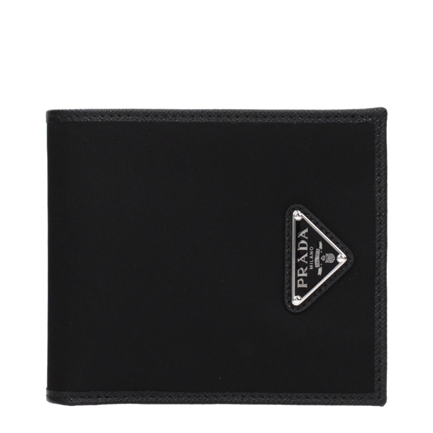 Prada Wallets Men Fabric  Black
