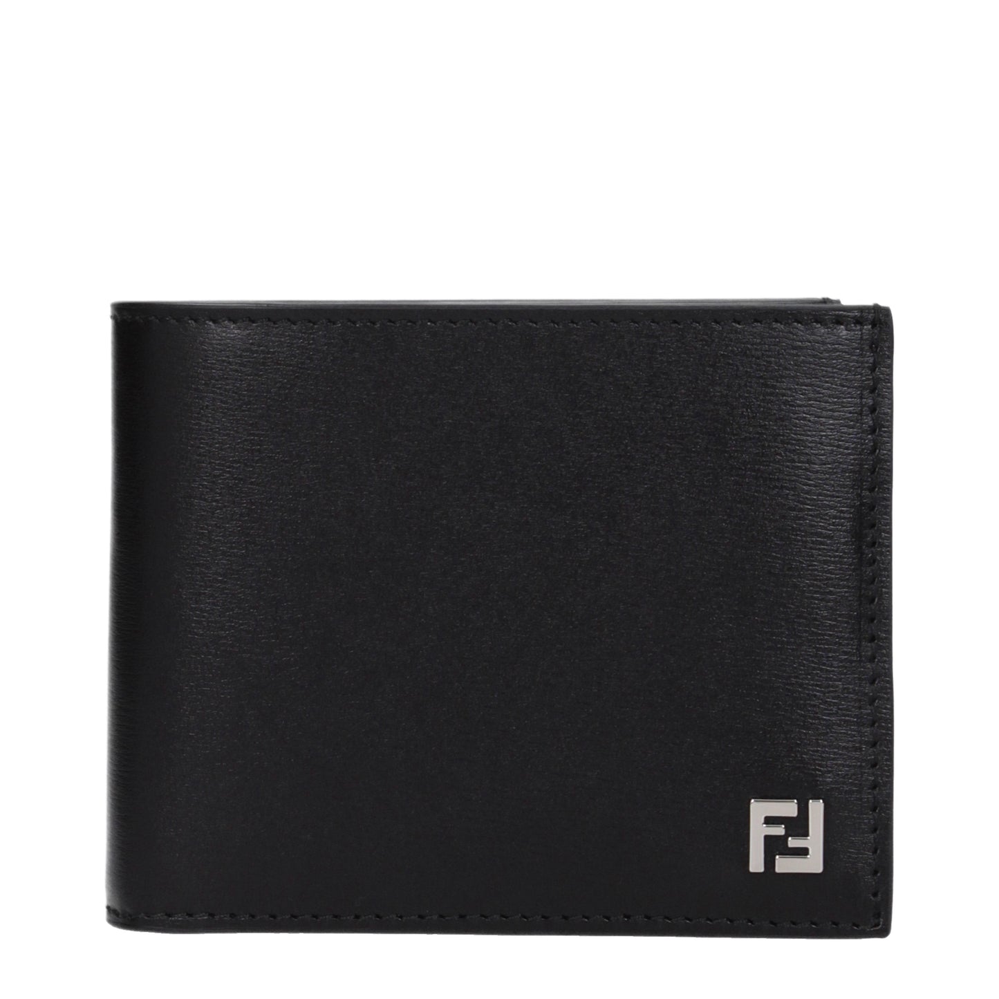 Fendi Wallets Men Leather Black