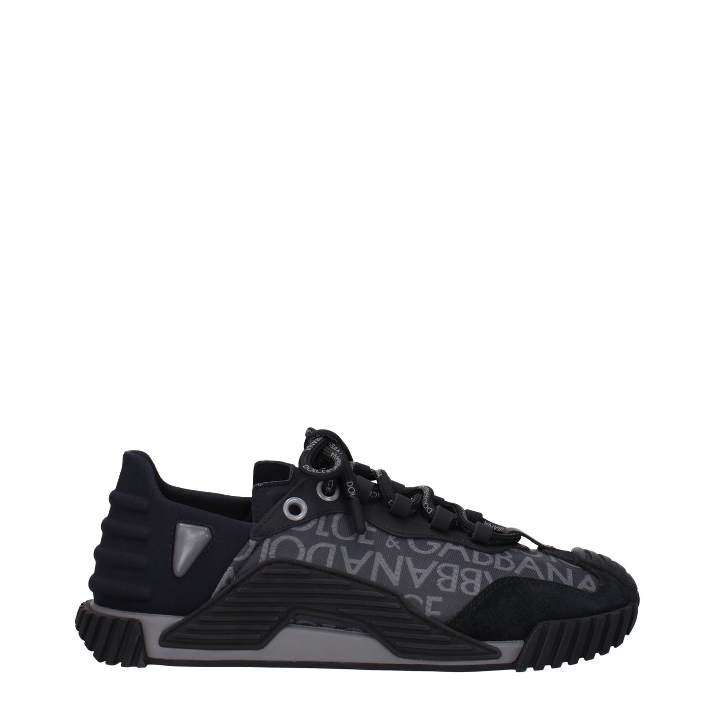 Dolce&Gabbana Men's Sneakers in Fabric  Black/Grey