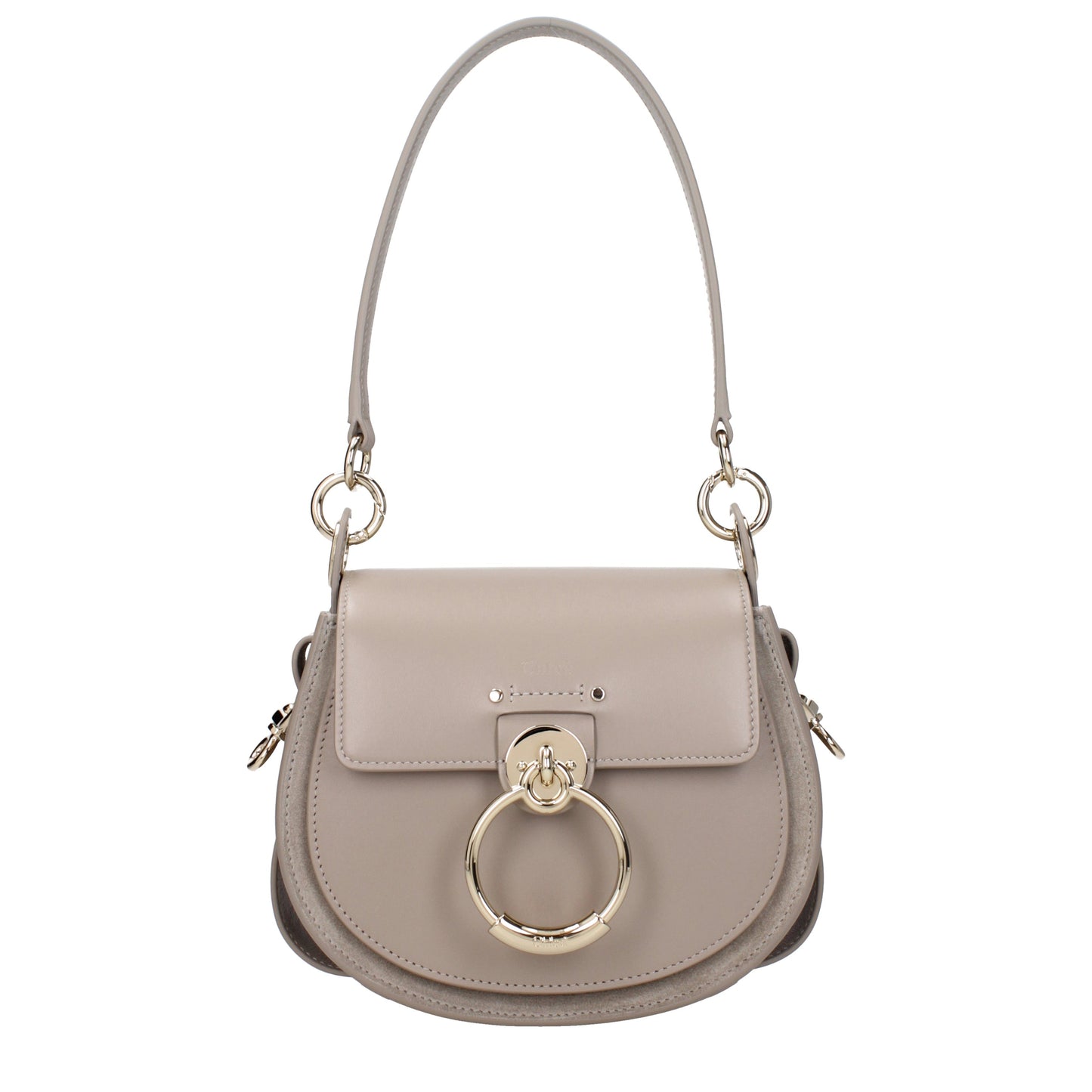 Chloé Shoulder Bags Women Leather Gray