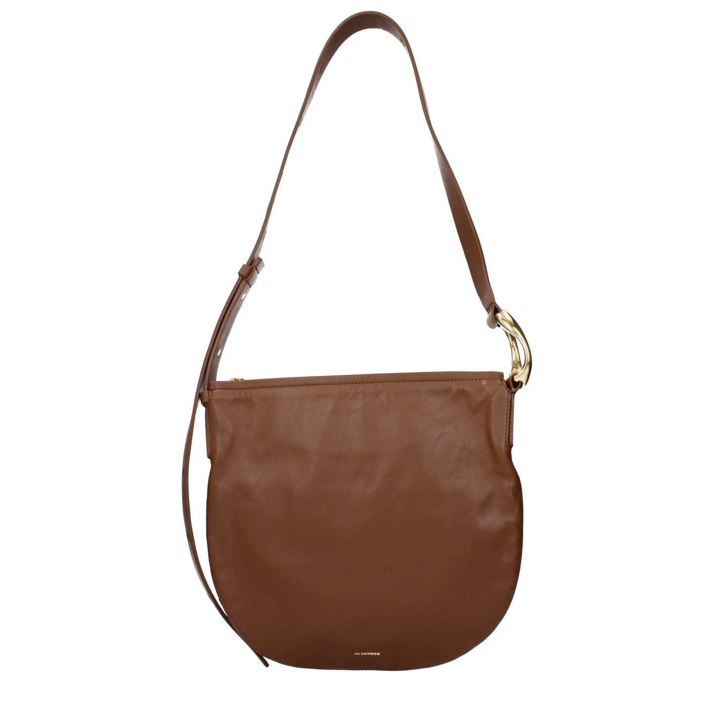 Jil Sander Crossbody Bags Women Leather Brown