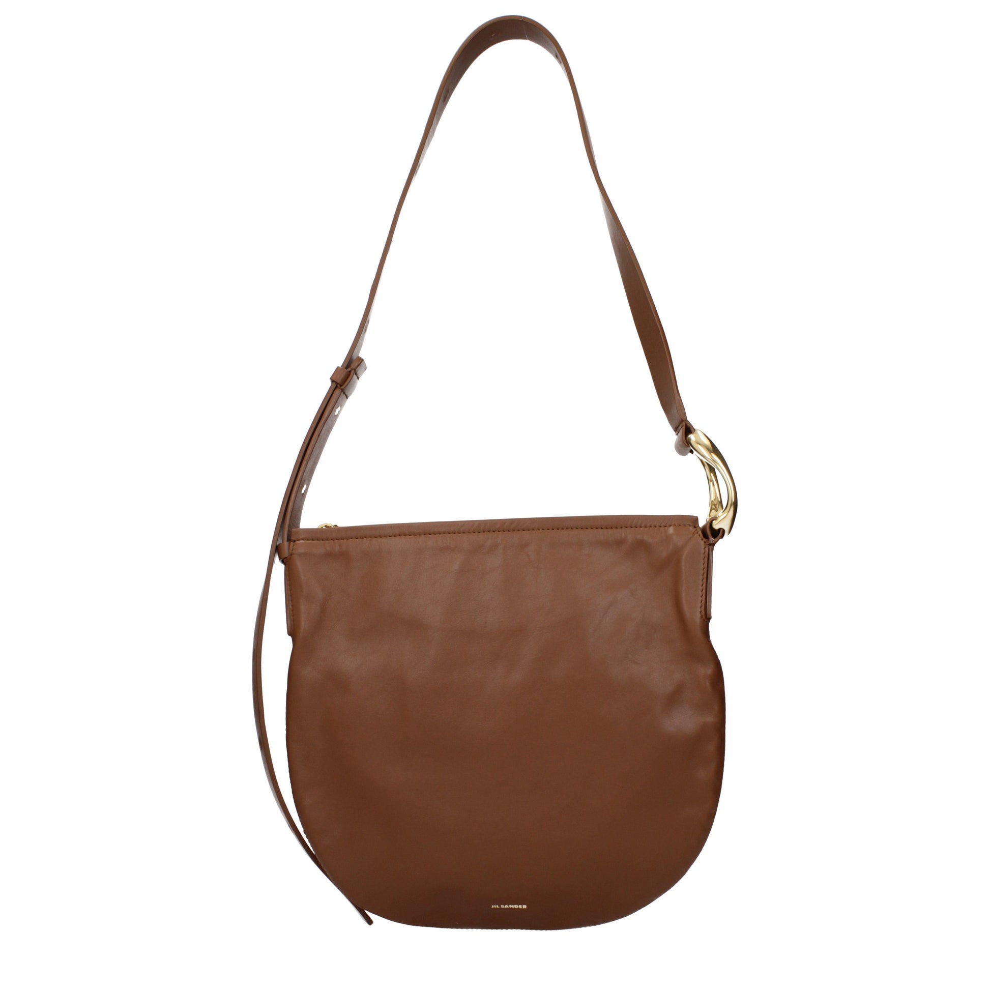Jil Sander Crossbody Bags Women Leather Brown