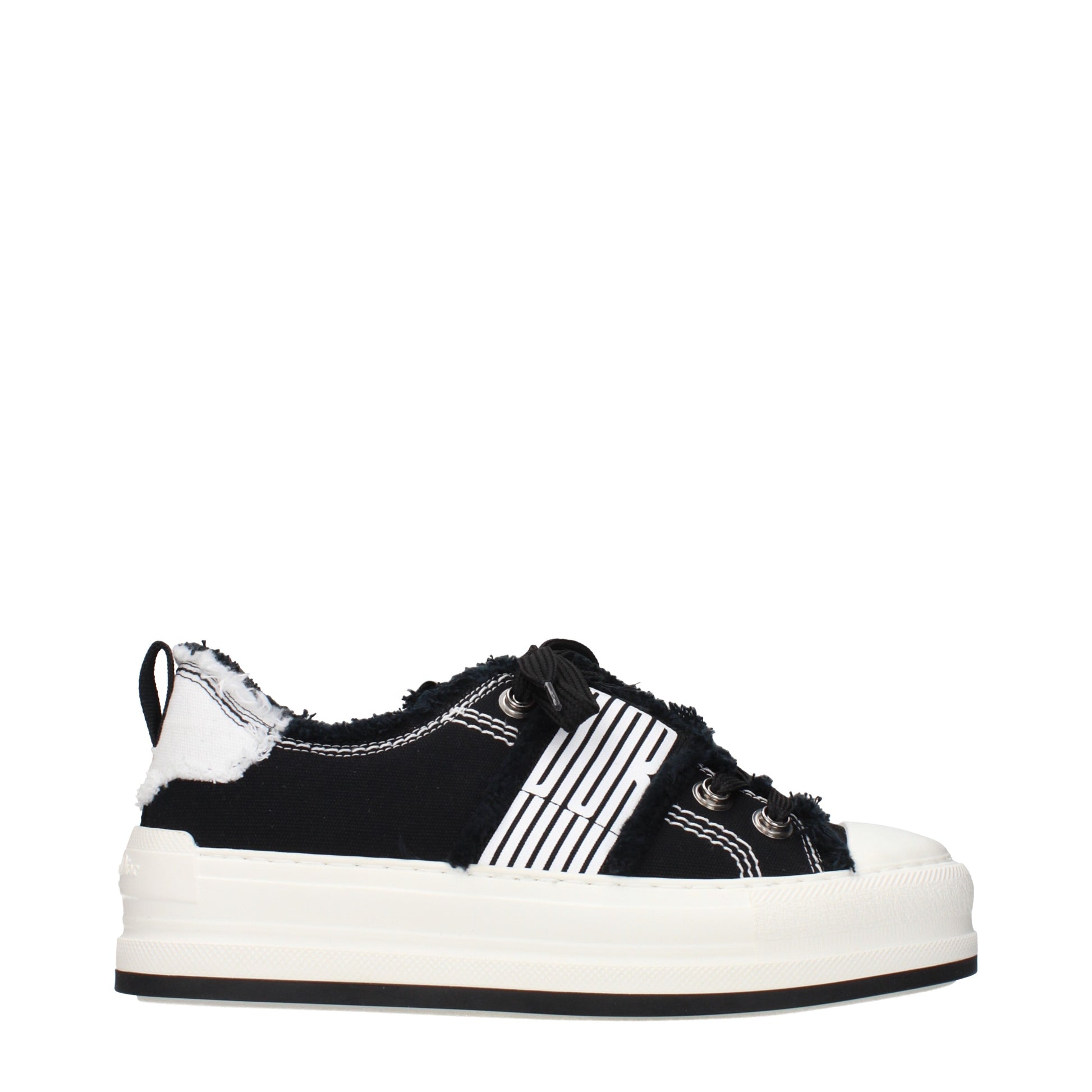 Christian Dior Sneakers Women Fabric  Black