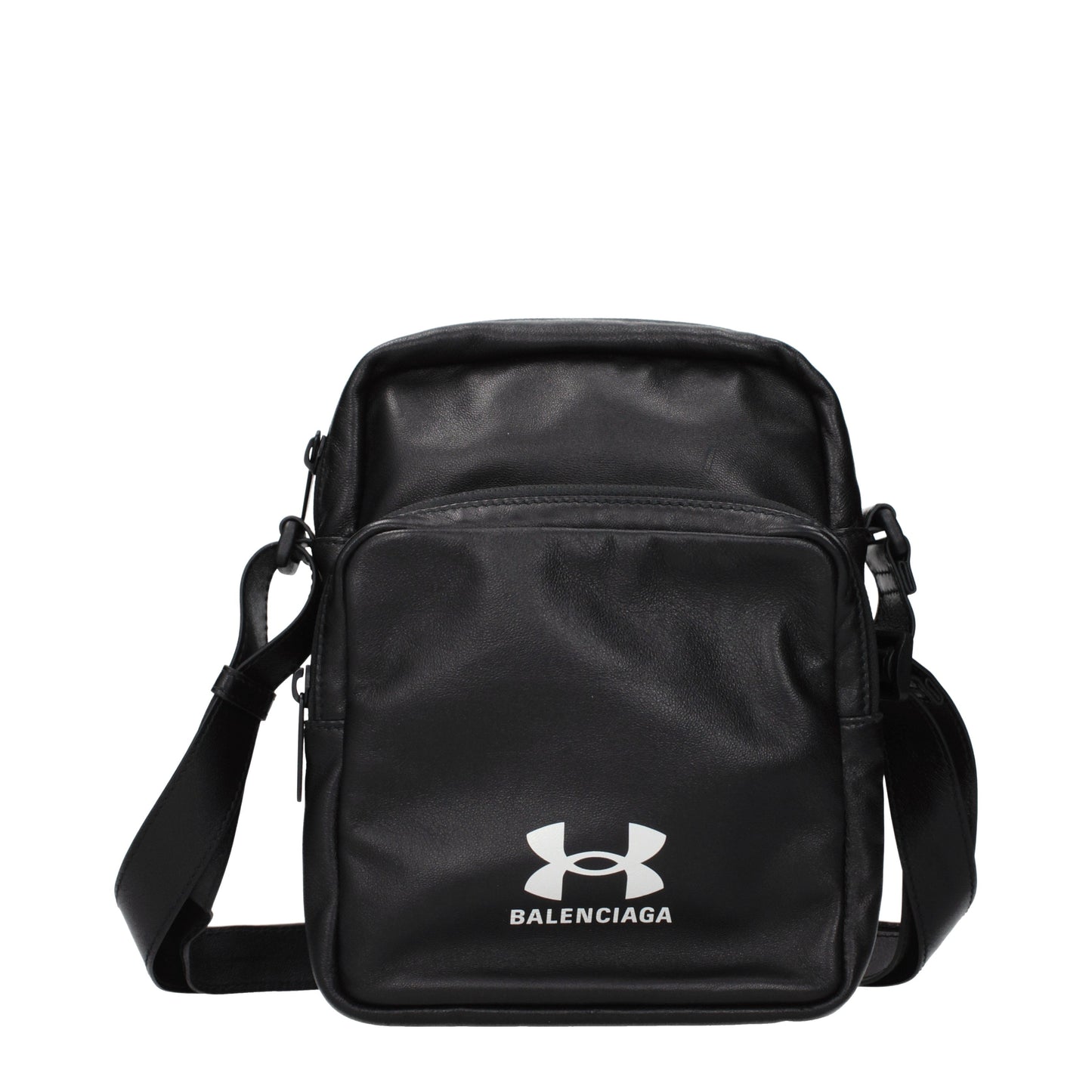 Balenciaga Crossbody Bags Men Leather Black