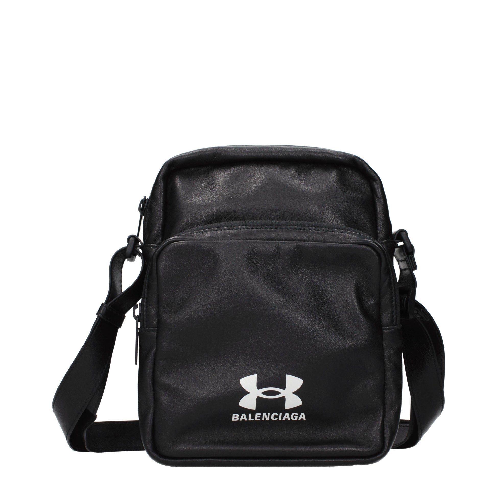 Balenciaga Crossbody Bags Men Leather Black