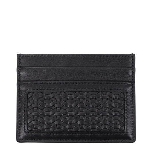 Dolce&Gabbana Document Holders Men Leather Black