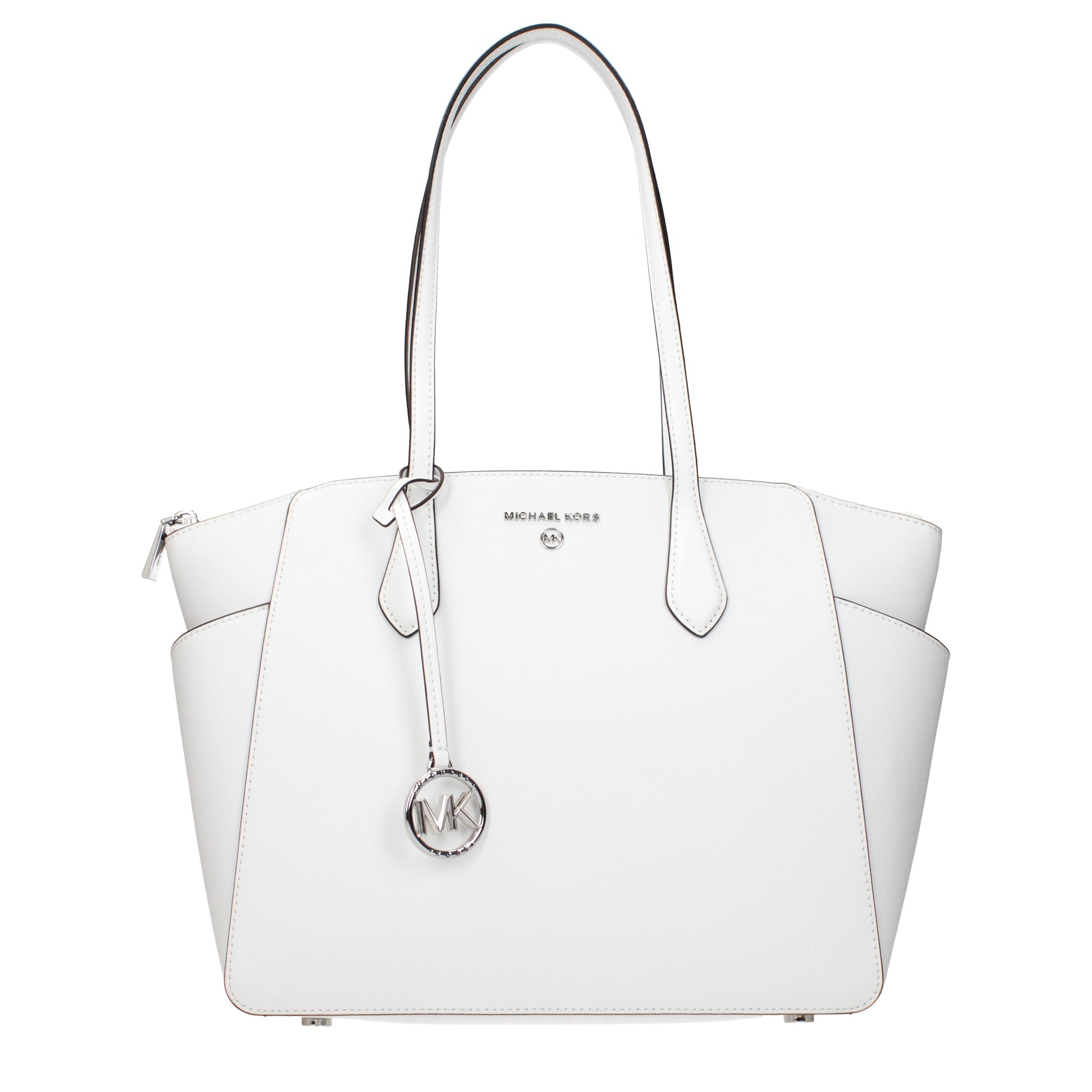 Michael Kors Shoulder Bags Women Leather White/Optic White