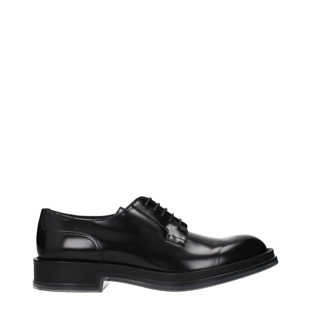 Alexander McQueen Lace up and Monkstrap Men Leather Black