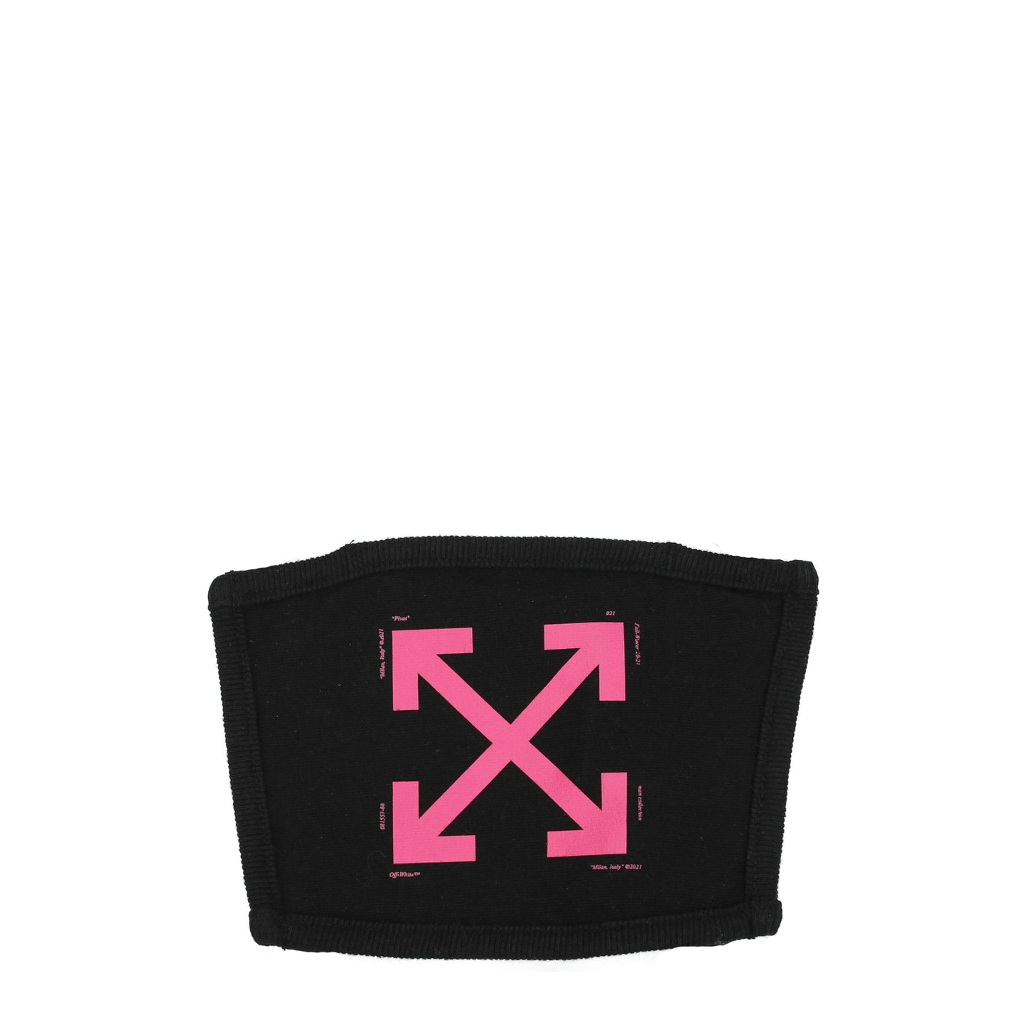 Off-White Masks Women Cotton Black/Fuchsia