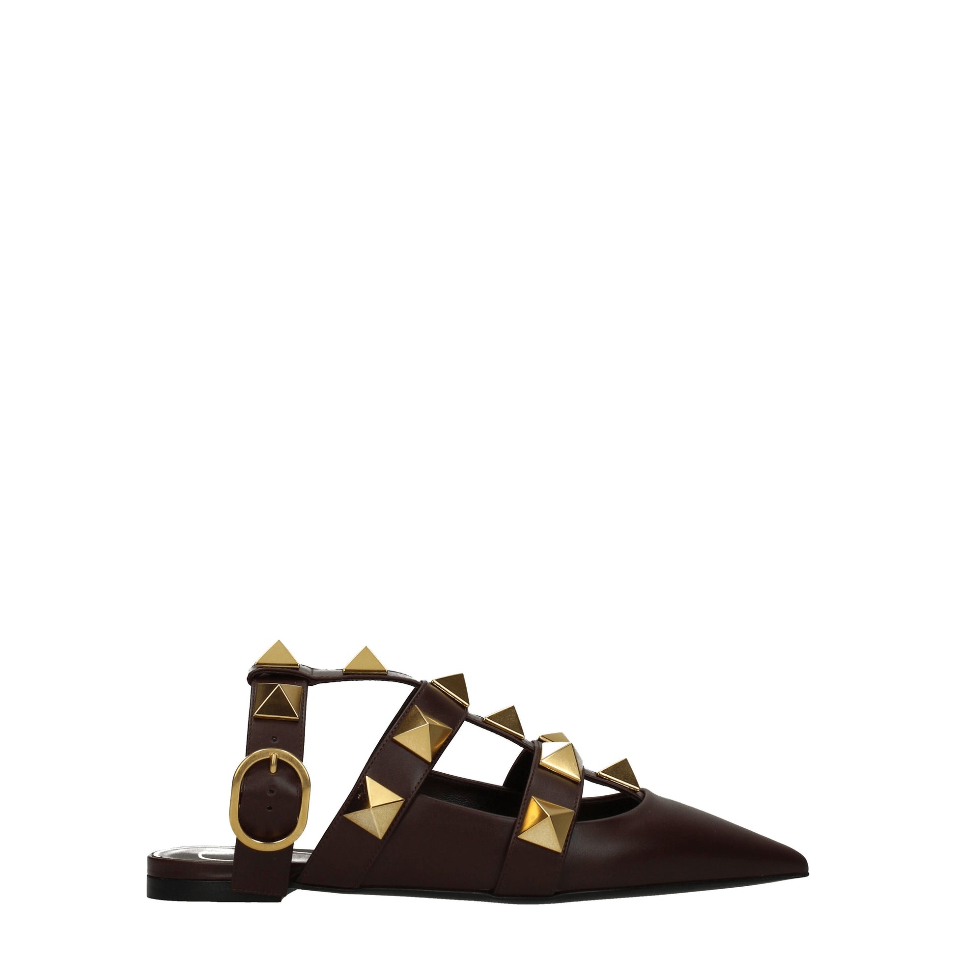Valentino Garavani Women's Sandals Leather Chocolate