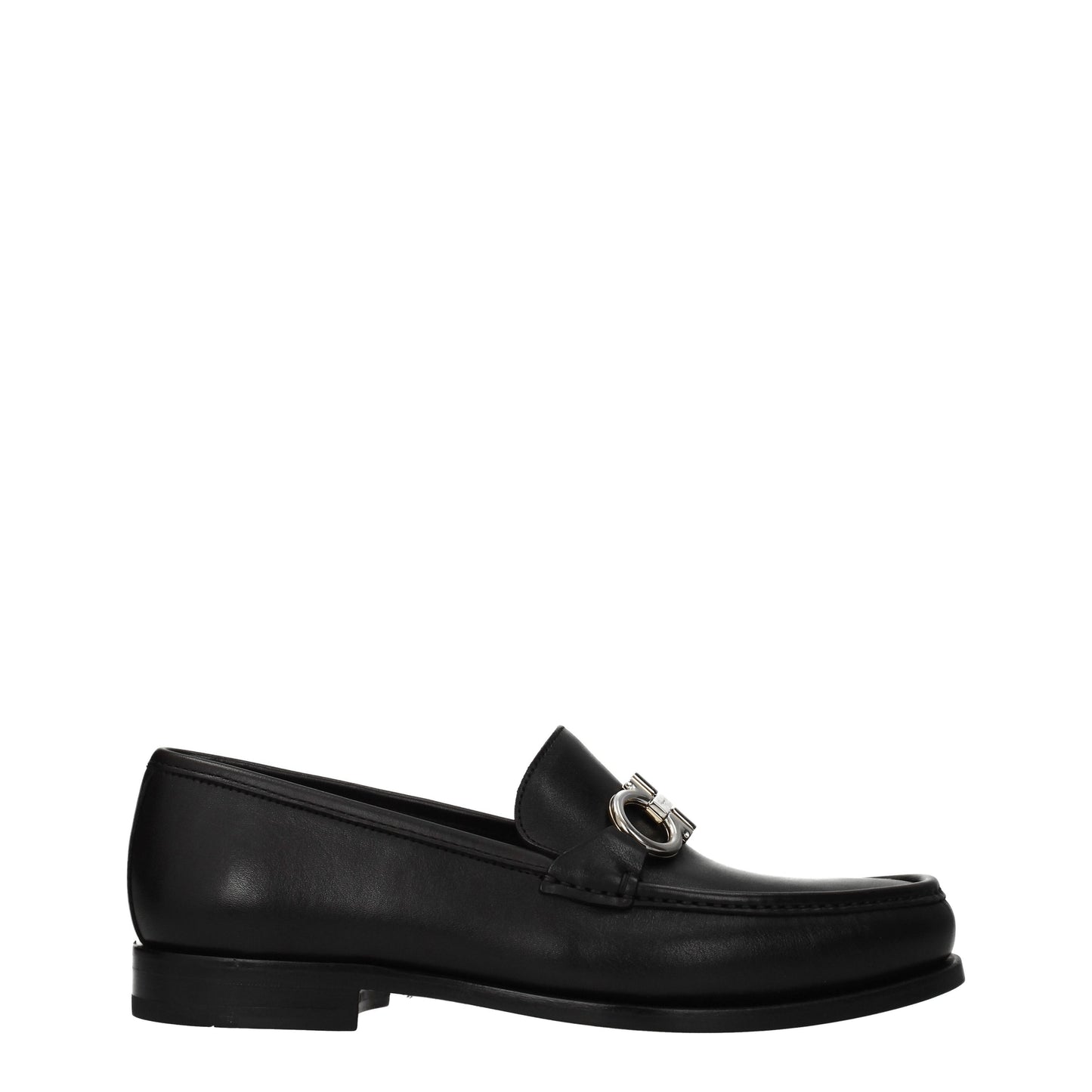 Salvatore Ferragamo Men's Loafers in Leather Black