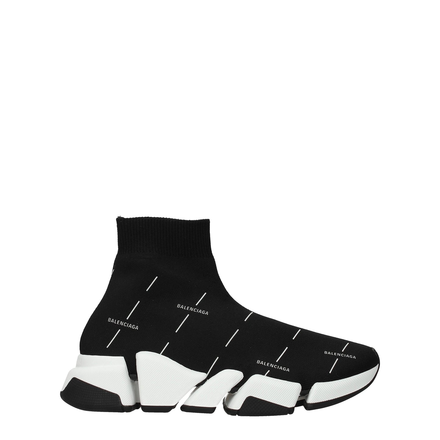 Balenciaga Women's Sneakers in Fabric  Black