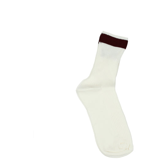 Valentino Garavani Socks Women Silk Beige/Sour Cherry