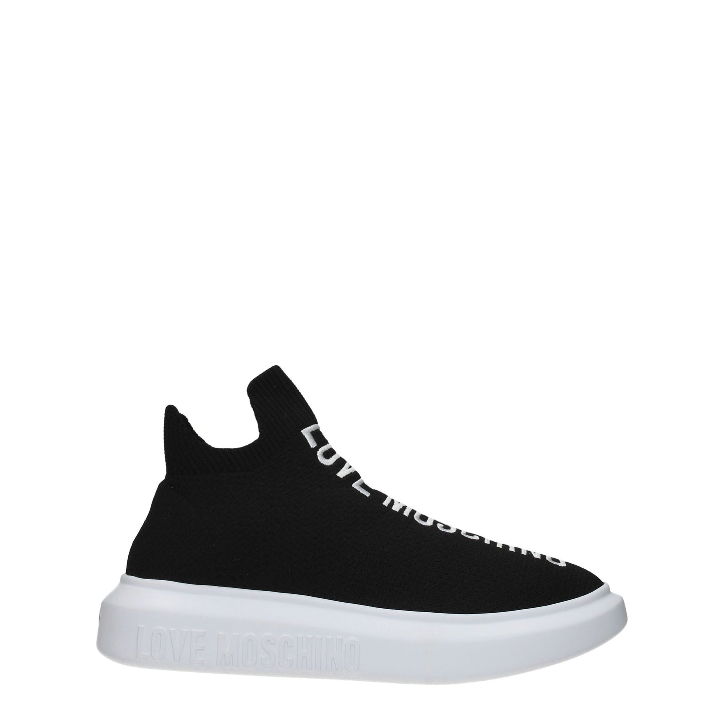 Love Moschino Women's Sneakers in Fabric  Black