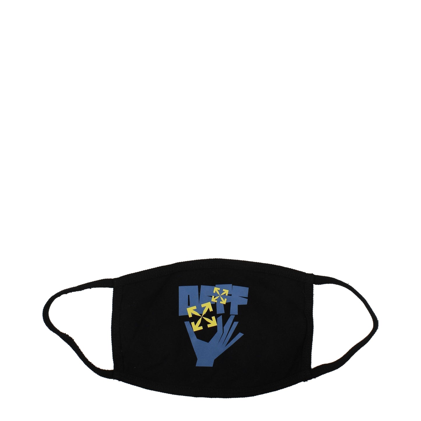 Off-White Masks Men Cotton Black/Light Blue