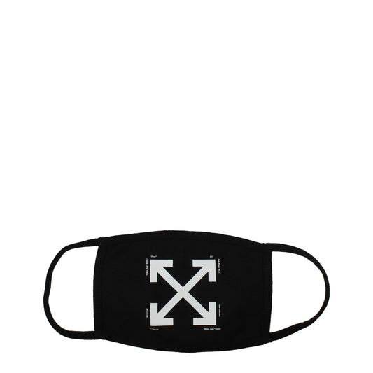 Off-White Masks Men Cotton Black