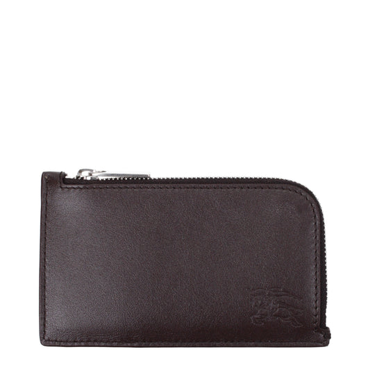 Burberry Coin Purses Men Leather Brown/Sand