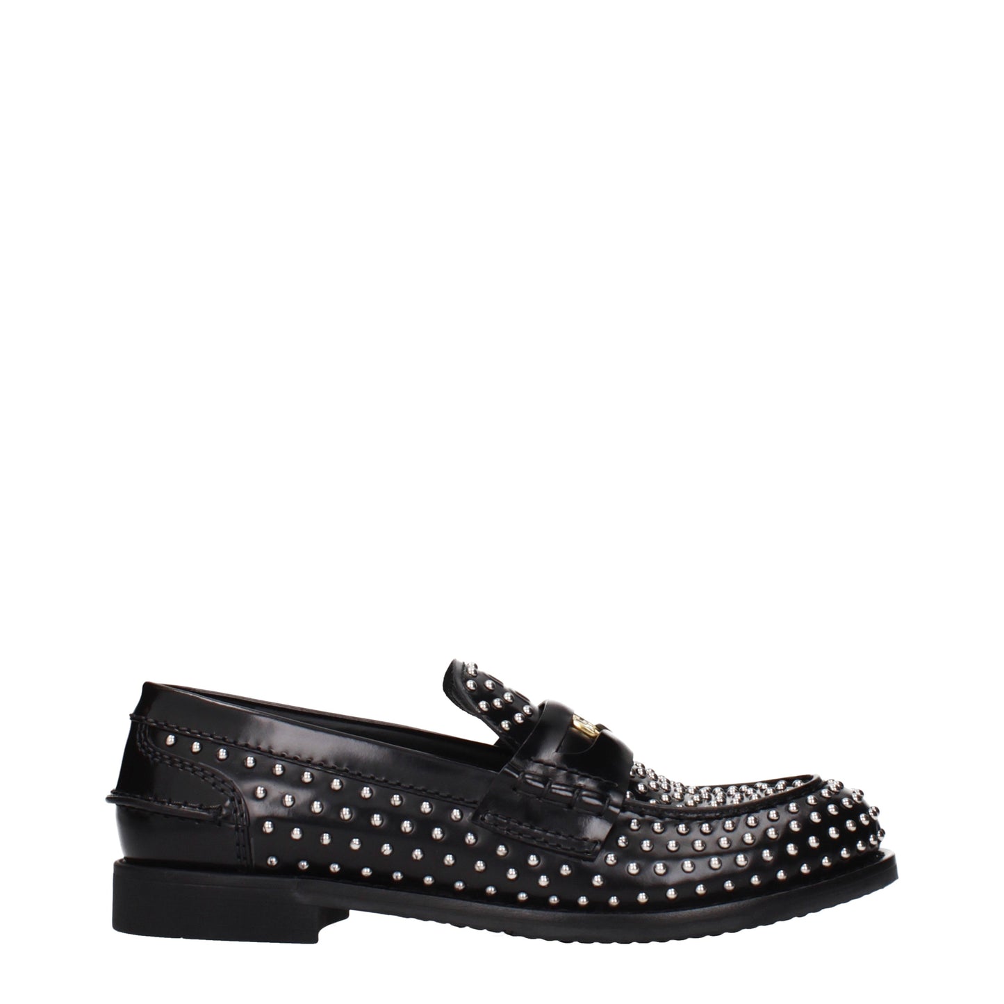 Miu Miu Loafers Women Leather Black