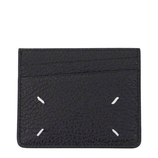 Maison Margiela Document Holders Women Leather Black