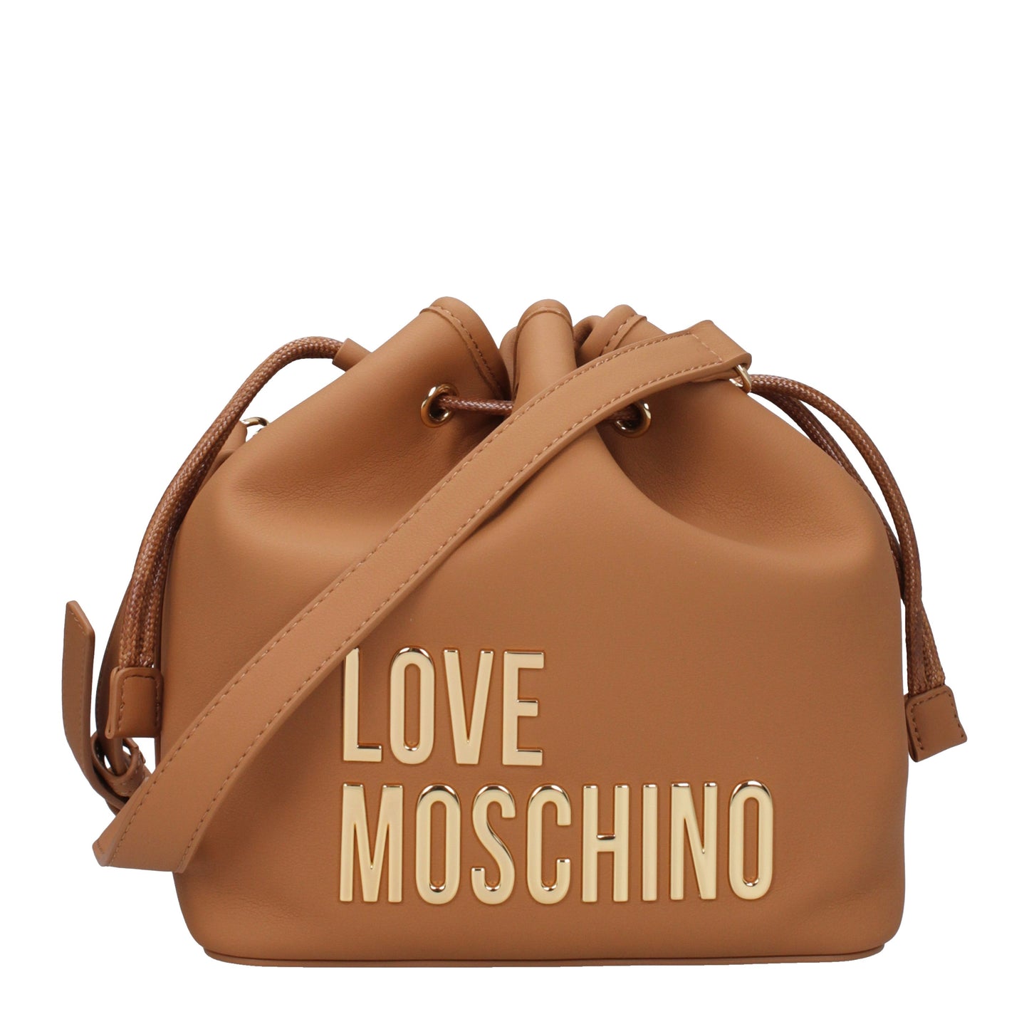 Love Moschino Crossbody Bags Women Polyurethane Brown/Camel