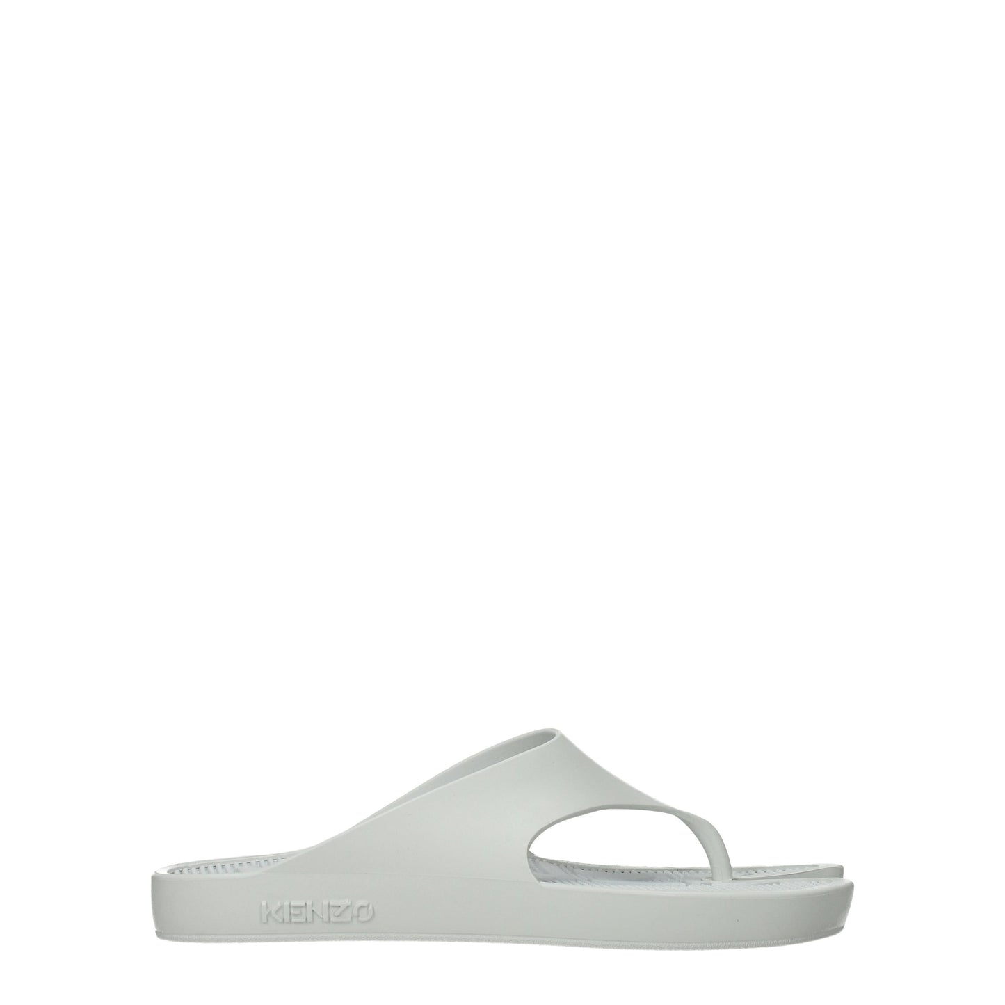 Kenzo Women's Flip Flops in Rubber White