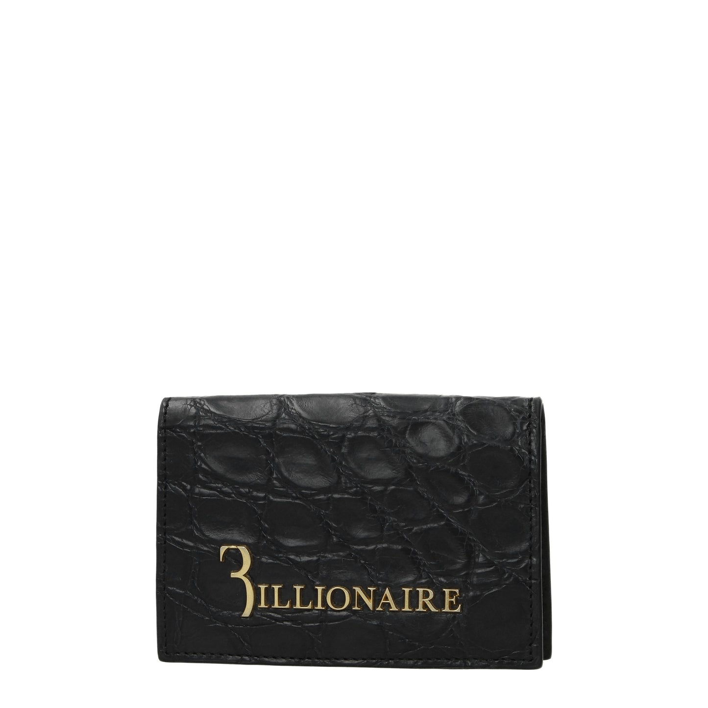 Billionaire Document Holders Men Caiman Crocodilus Black