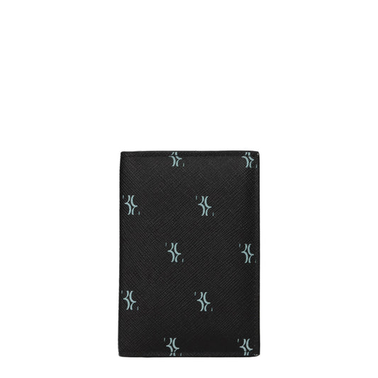 Billionaire Document Holders Men PVC Black/Nickel