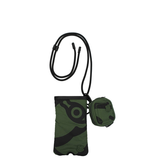 Kenzo Smartphone holders Men Fabric  Green/Camouflage Green