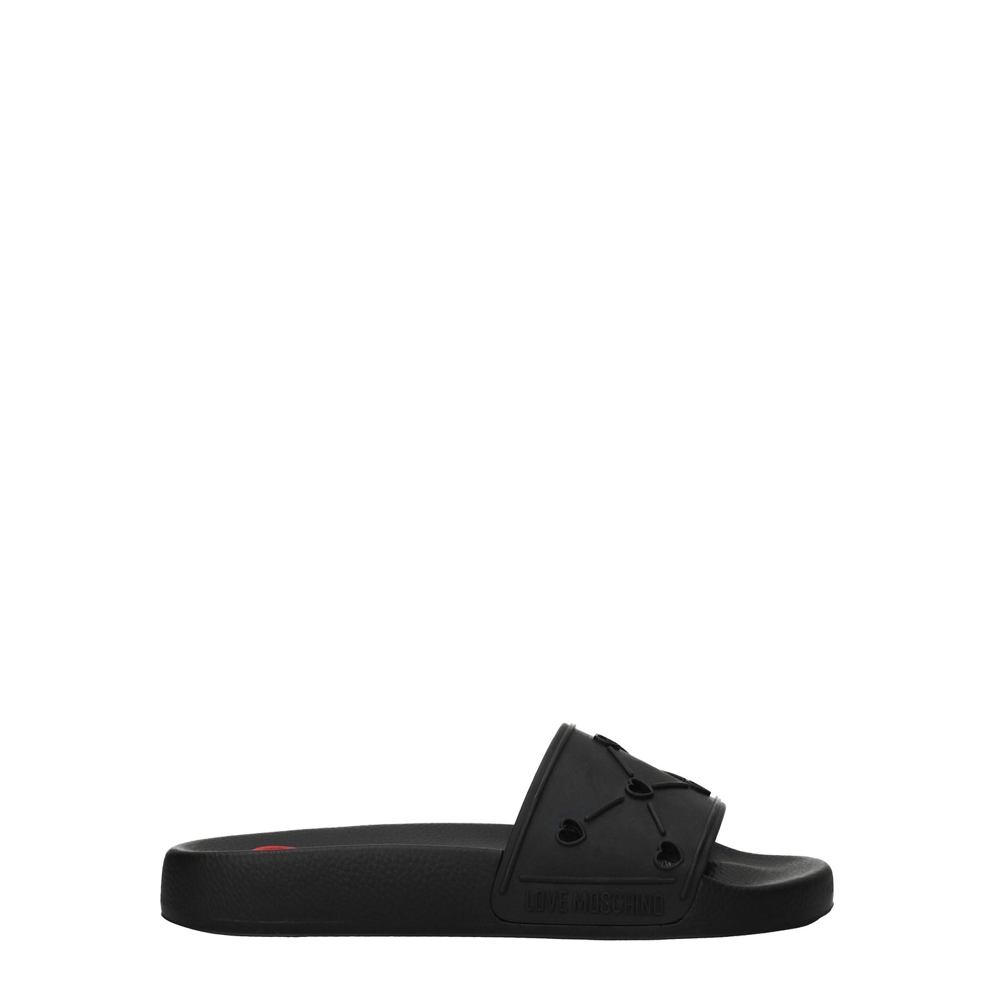 Love Moschino Women's Sandals & Slippers in Rubber Black