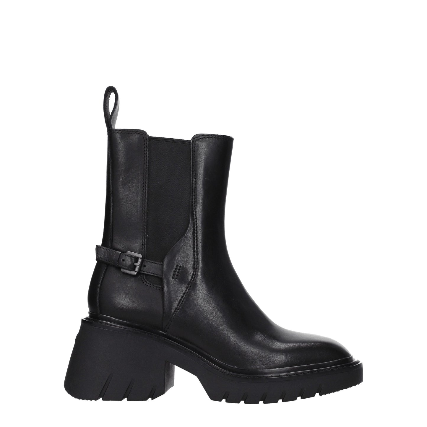 Ash Women's Boots in Leather Black