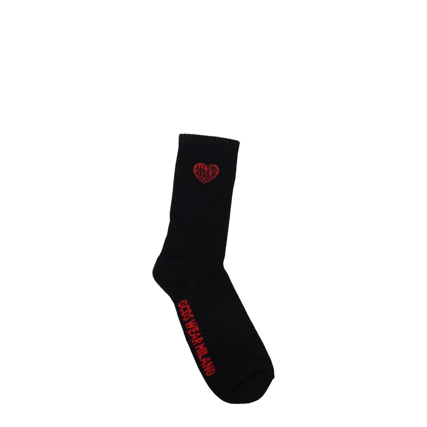 GCDS Socks Men Cotton Black