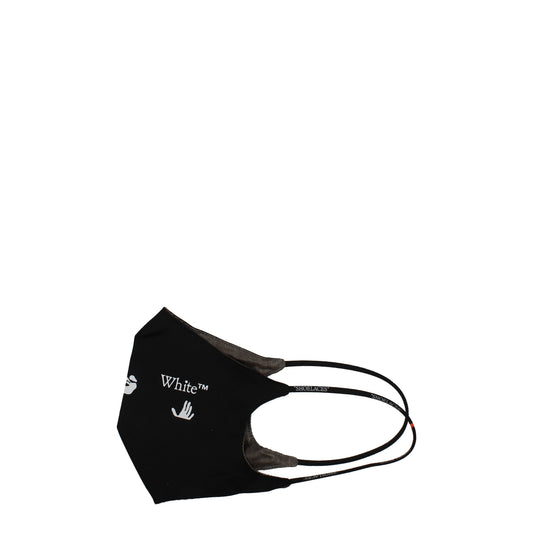 Off-White Masks Men Cotton Black