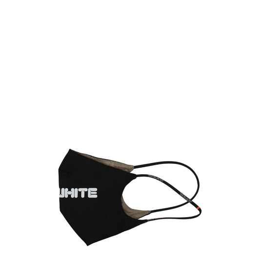 Off-White Masks Men Cotton Black