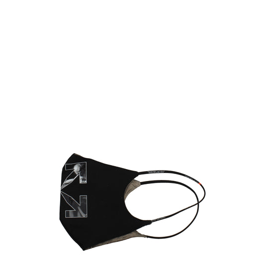 Off-White Masks Men Cotton Black