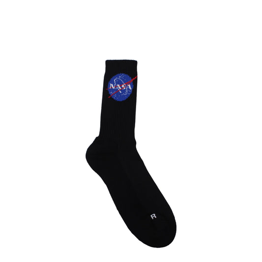 Balenciaga Socks Men Cotton Black