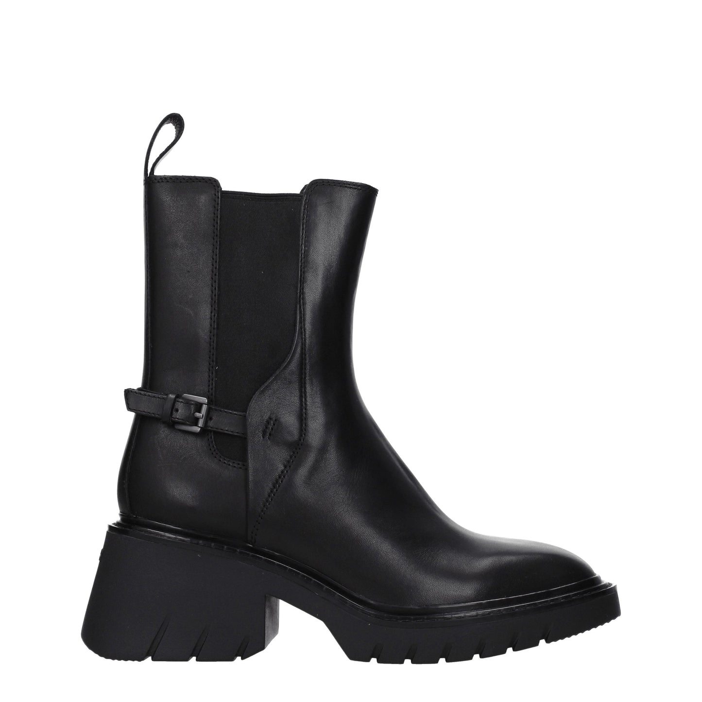 Ash Women's Boots in Leather Black