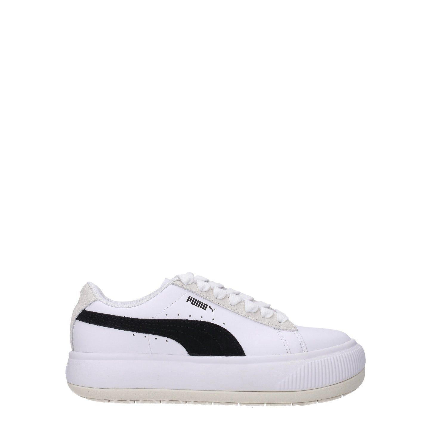 Puma Women's Sneakers in Leather White/Black