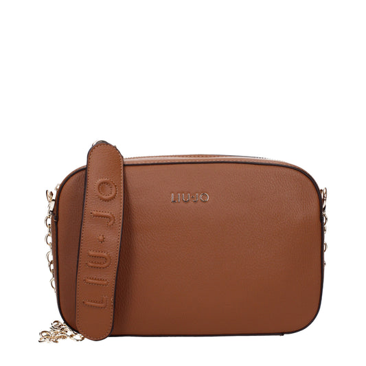 Liu Jo Crossbody Bags Women Polyester Brown/Fawn