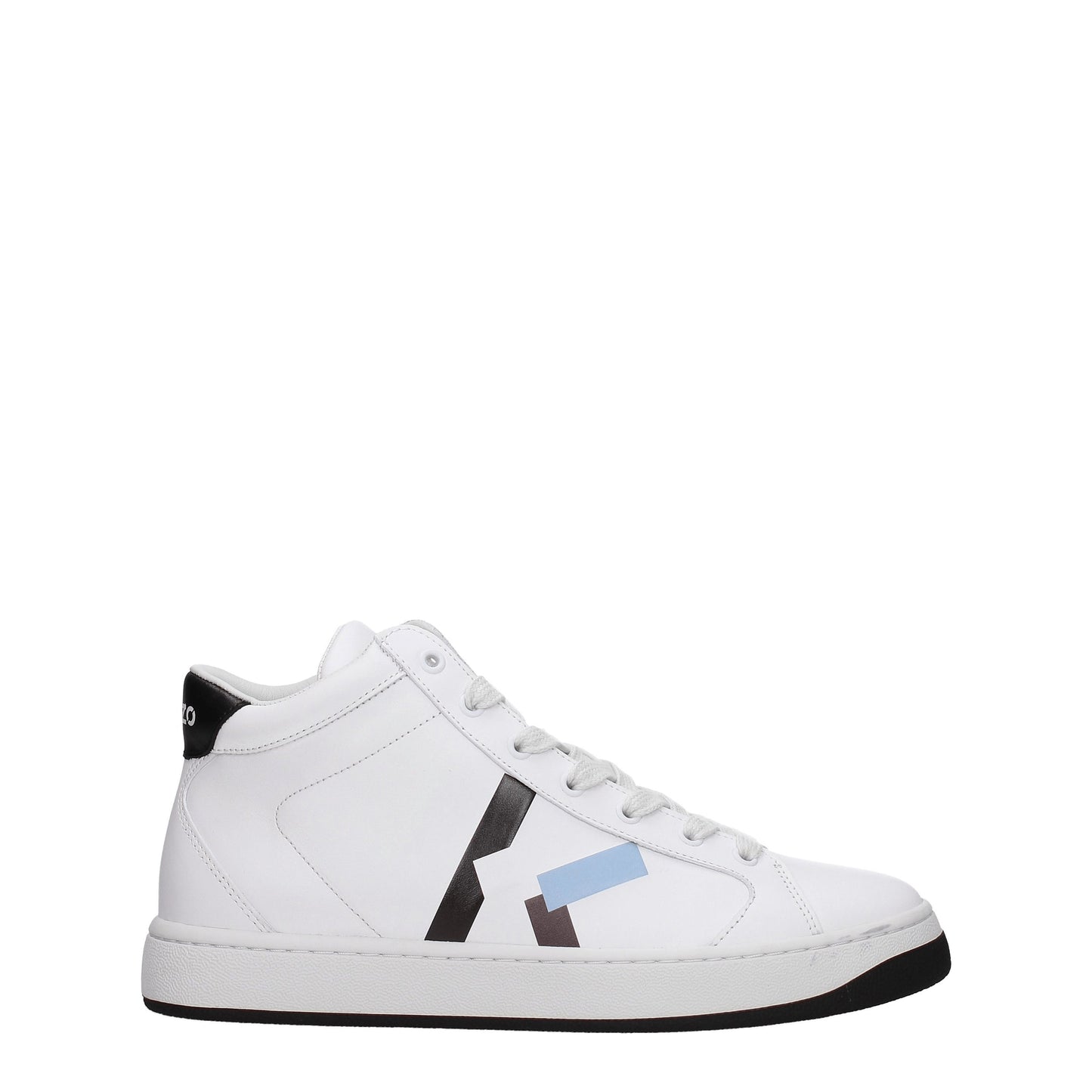 Kenzo Men's Sneakers in Leather White/Black