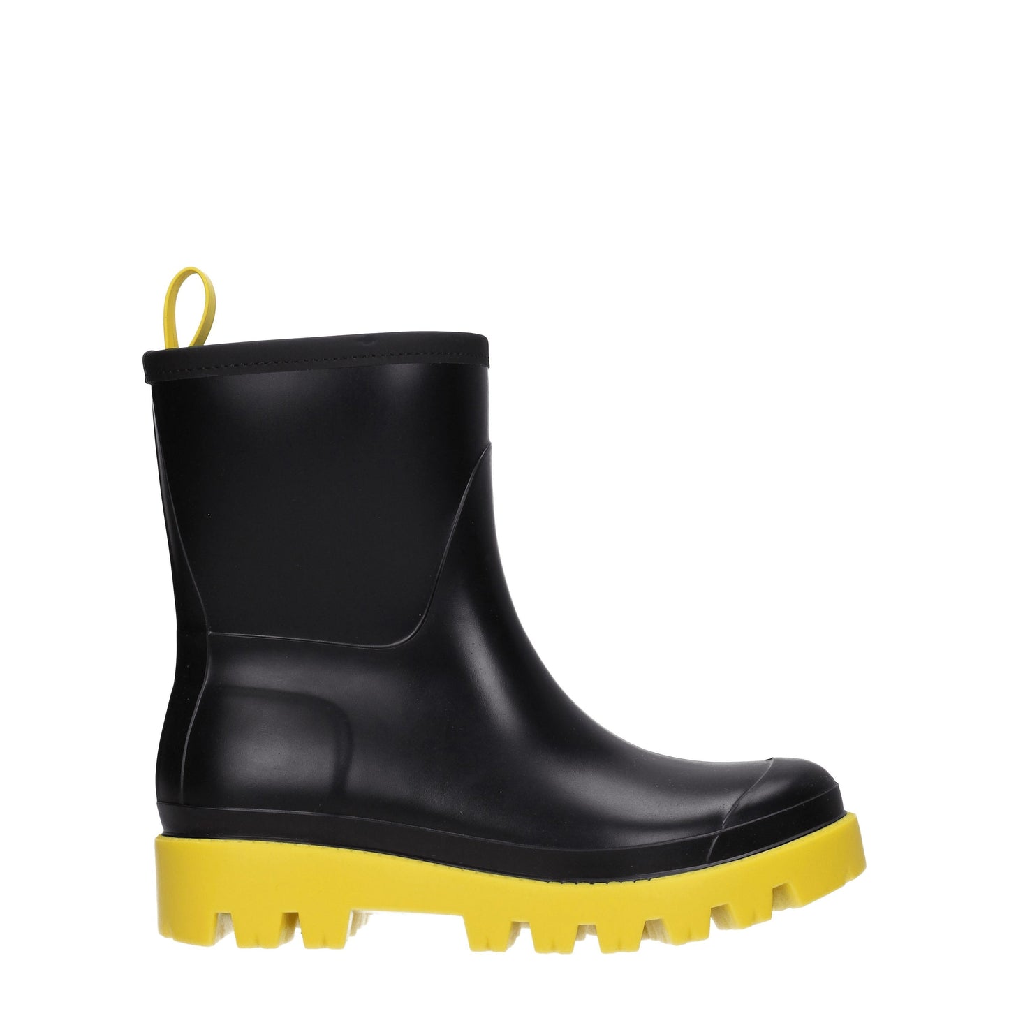 Gia Borghini Women's Boots in Rubber Black/Yellow