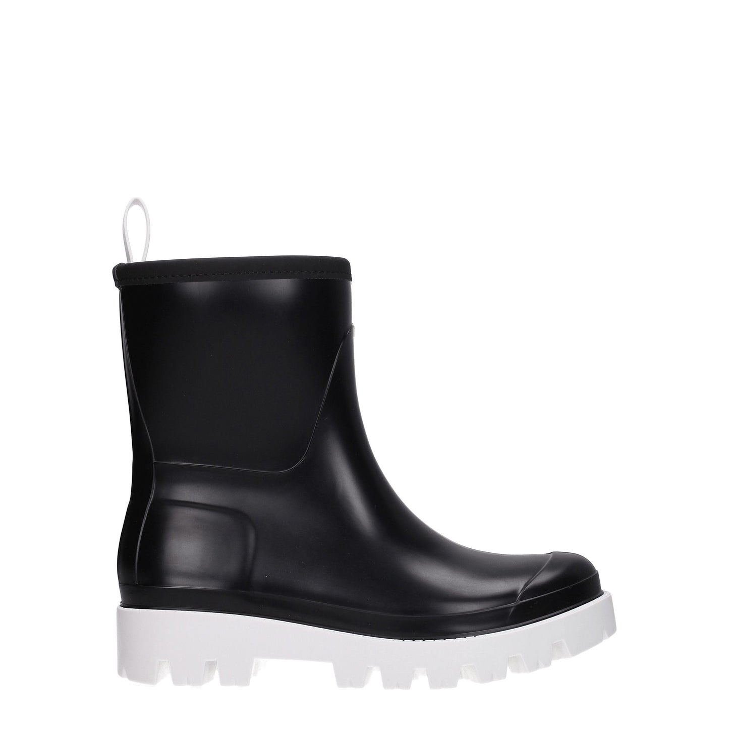 Gia Borghini Women's Boots in Rubber Black/White