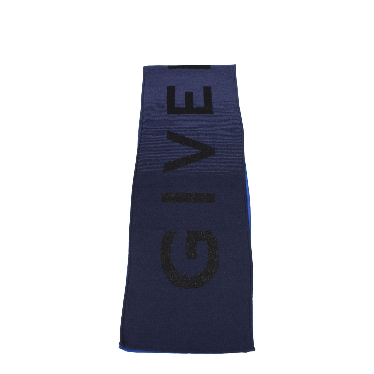 Givenchy Scarves Men Wool Blue