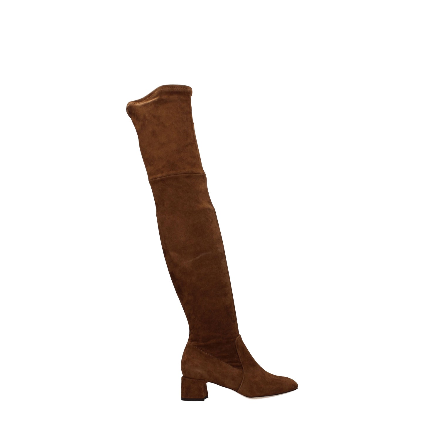 Parallèle Women's Boots in Velvet Brown/Camel