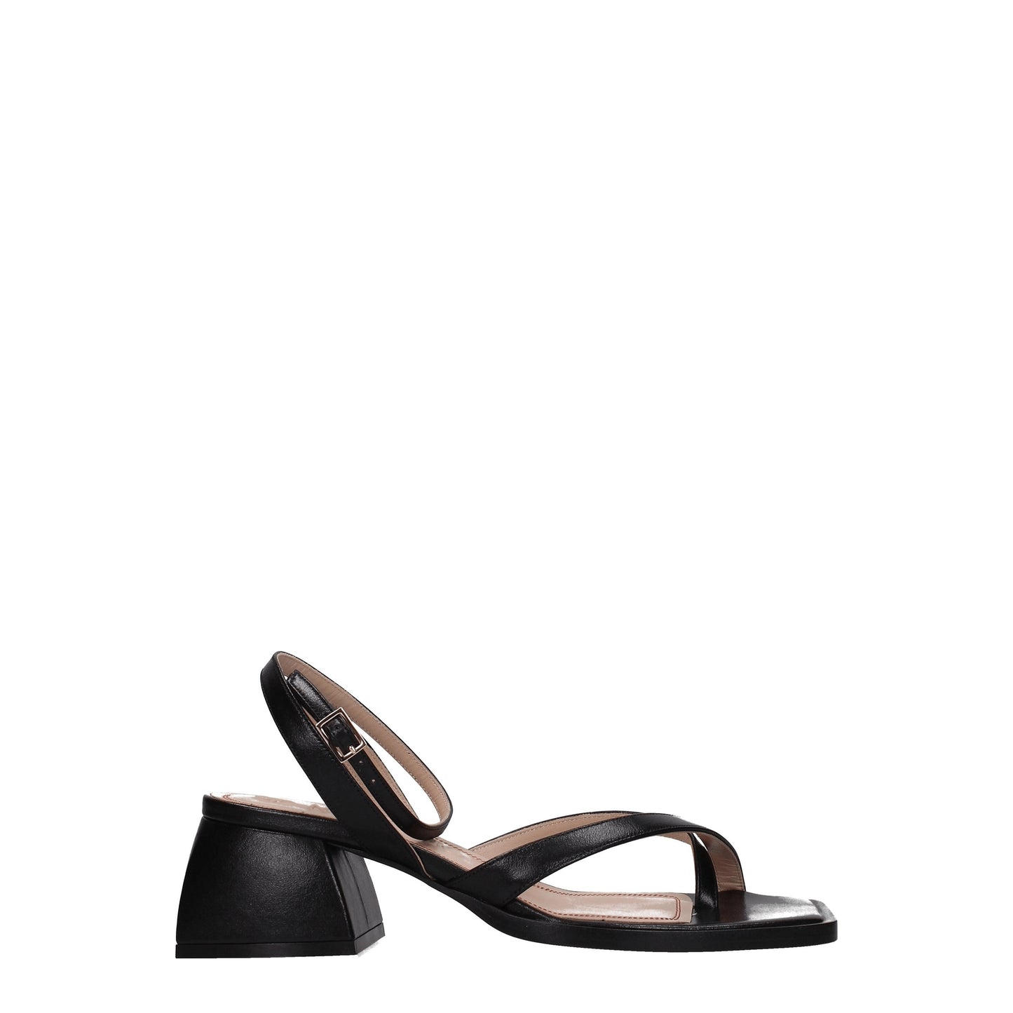 Nodaleto Women's Sandals in Leather Black