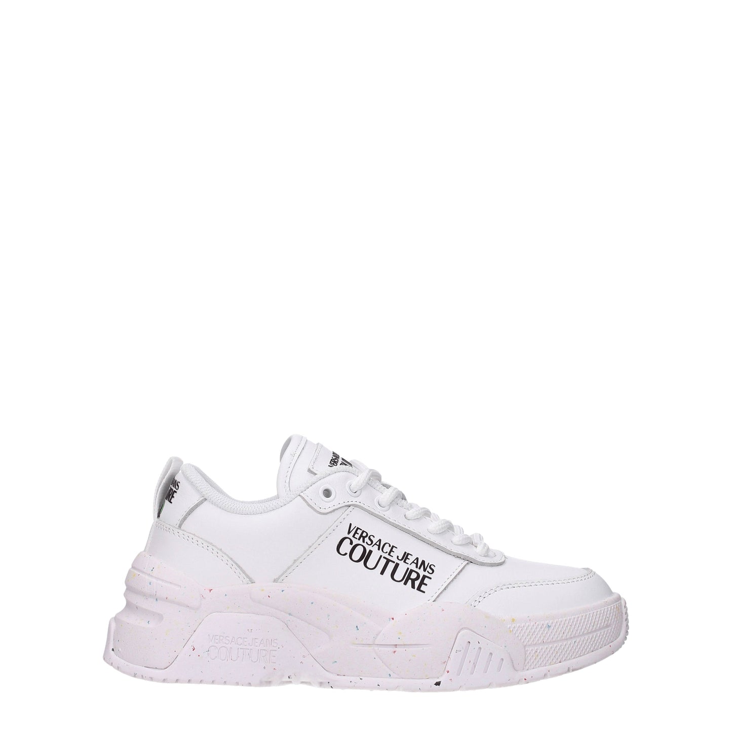 Versace Jeans Women's Sneakers in Eco Leather White/Optic White