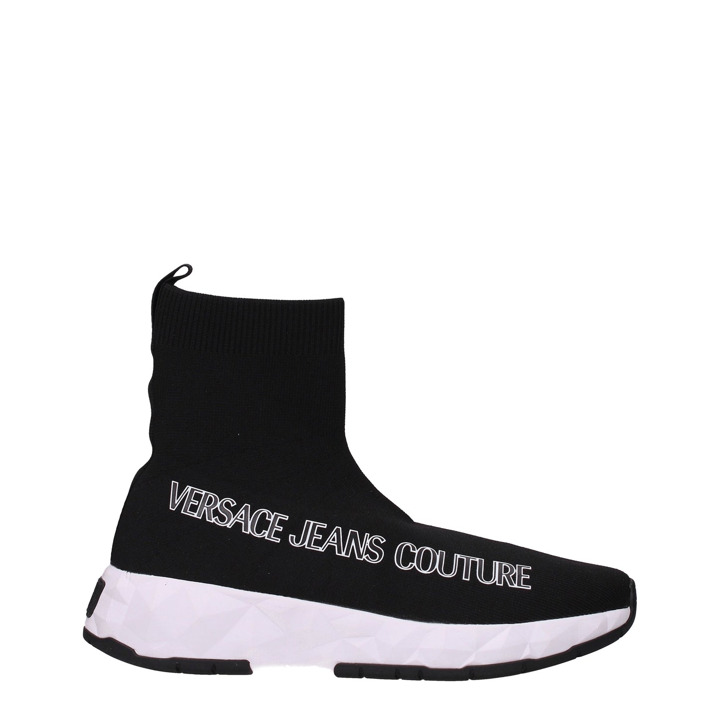 Versace Jeans Men's Sneakers in Fabric  Black