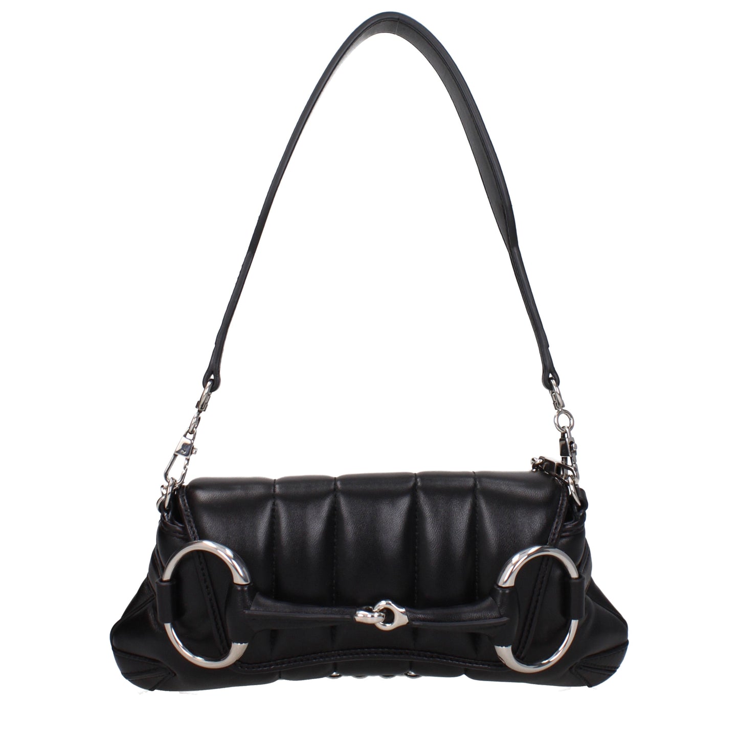 Gucci Shoulder Bags Women Leather Black