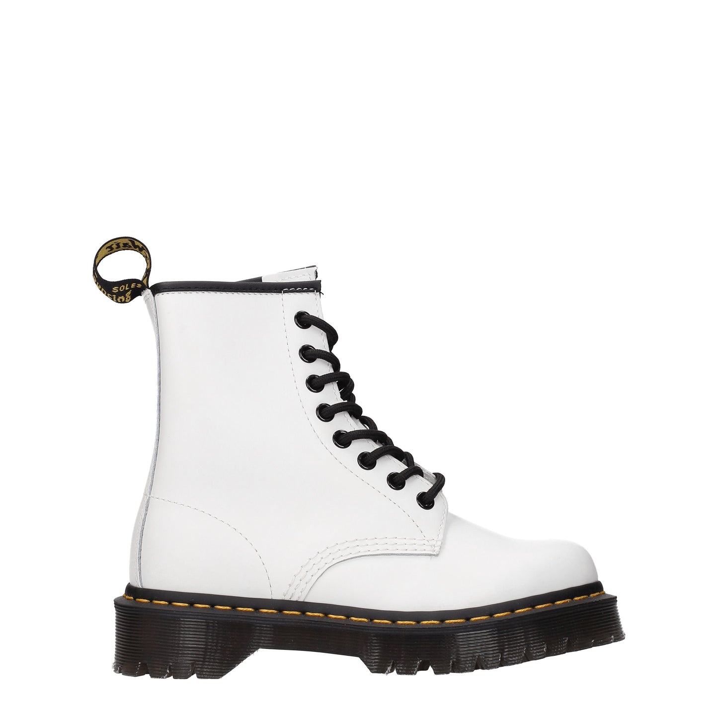 Dr. Martens Women's Boots in Leather White